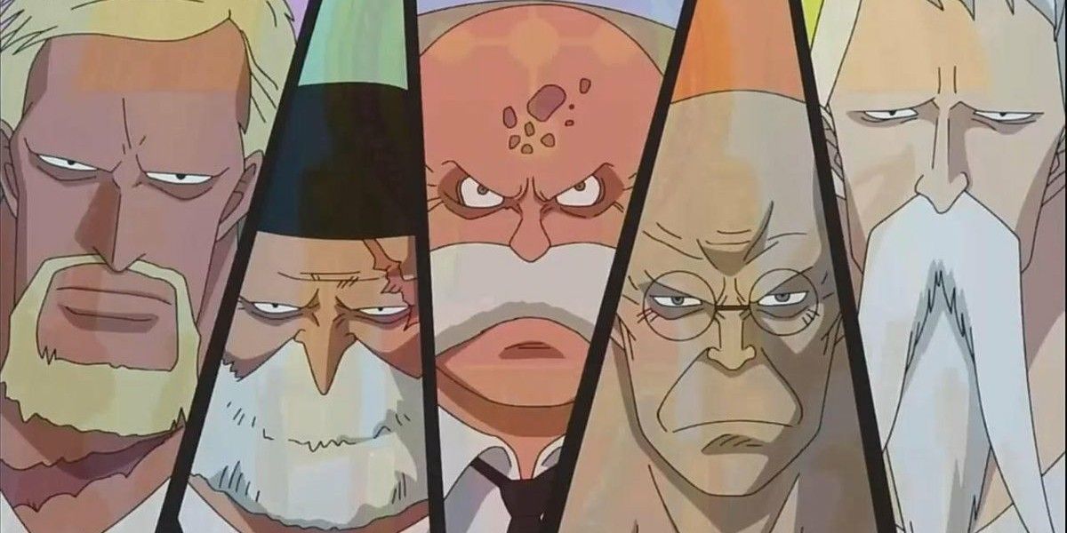 All the Names and Titles of the Five Elders in 'One Piece,' Confirmed