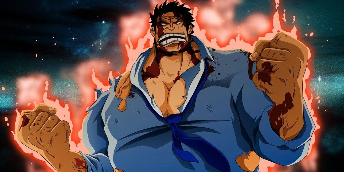 Monkey D. Garp One Piece angry