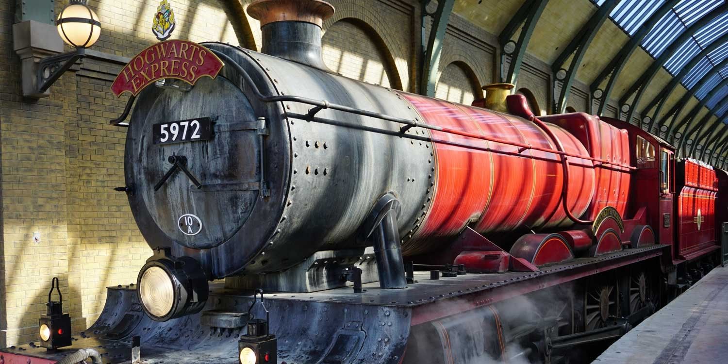 The Hogwarts Express Train from Harry Potter
