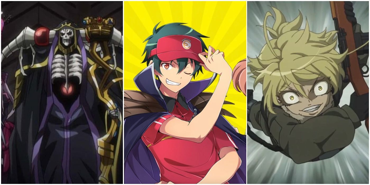 Isekai Anime Best Of Decade Overlord Devil Is Part-Timer Tanya The Evil Trio Header