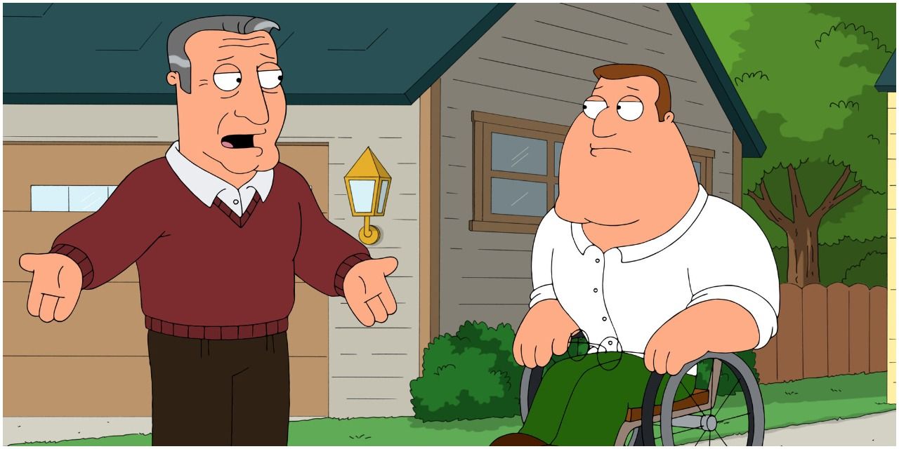 Family Guy's Joe Swanson is voiced by Patrick Warburton