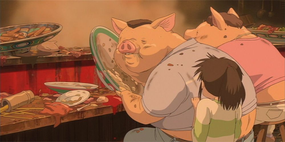 Pig Chihiro father mother Spirited Away