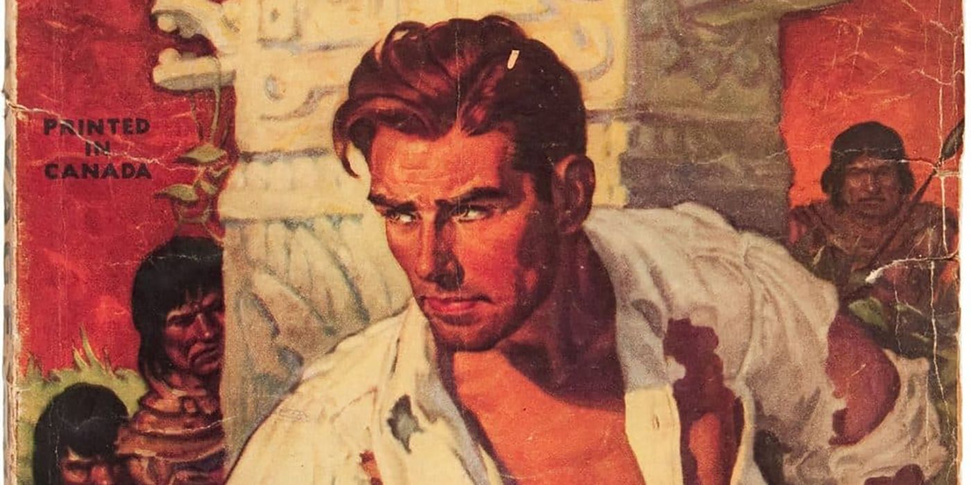 A comic book cover featuring the iconic pulp hero Doc Savage.