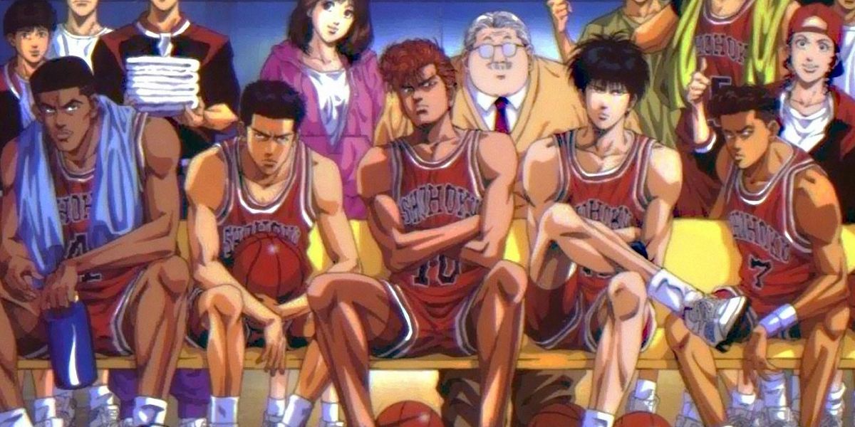 les personnages principaux de l'anime slam dunk