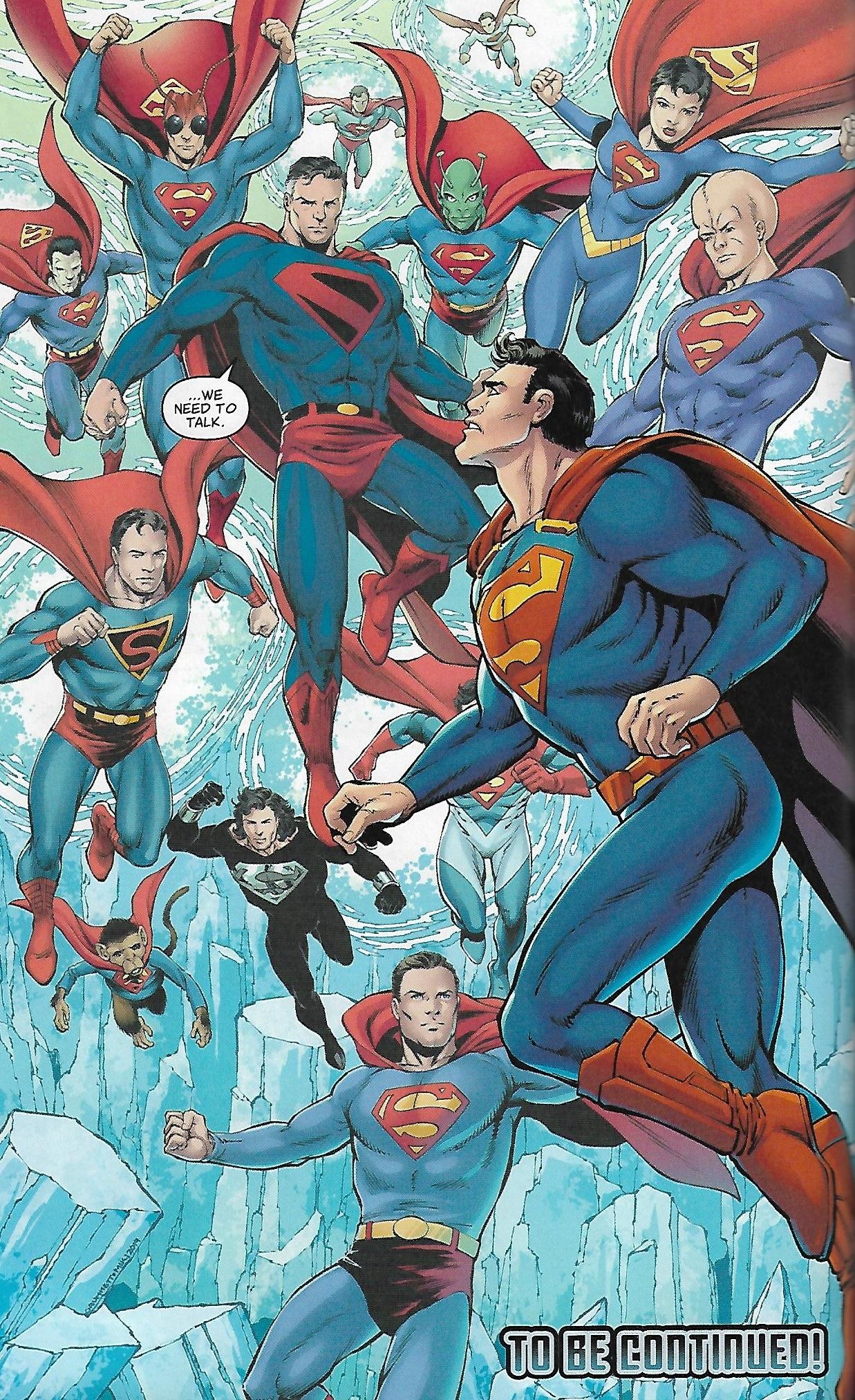 Superman on Infinite Earths