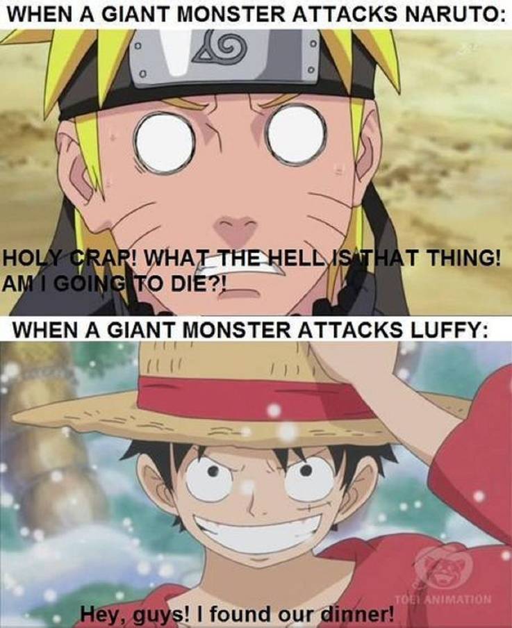 Naruto vs One Piece Memes That Will Make You Choose One Side !