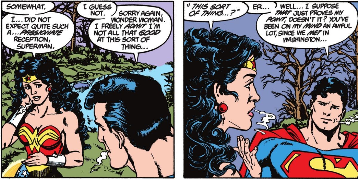 Superman and Wonder Woman in Action Comics 600