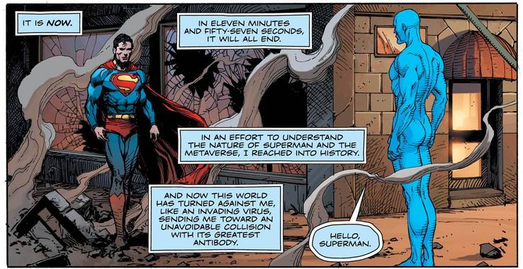 Doomsday Clock Geoff Johns Gary Frank Superman DR Manhattan Watchmen