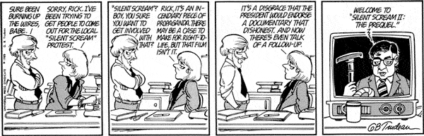 The Doonesbury Comics Too Controversial to Be Published in Newspapers!