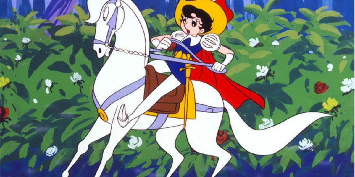 princess knight riding a horse