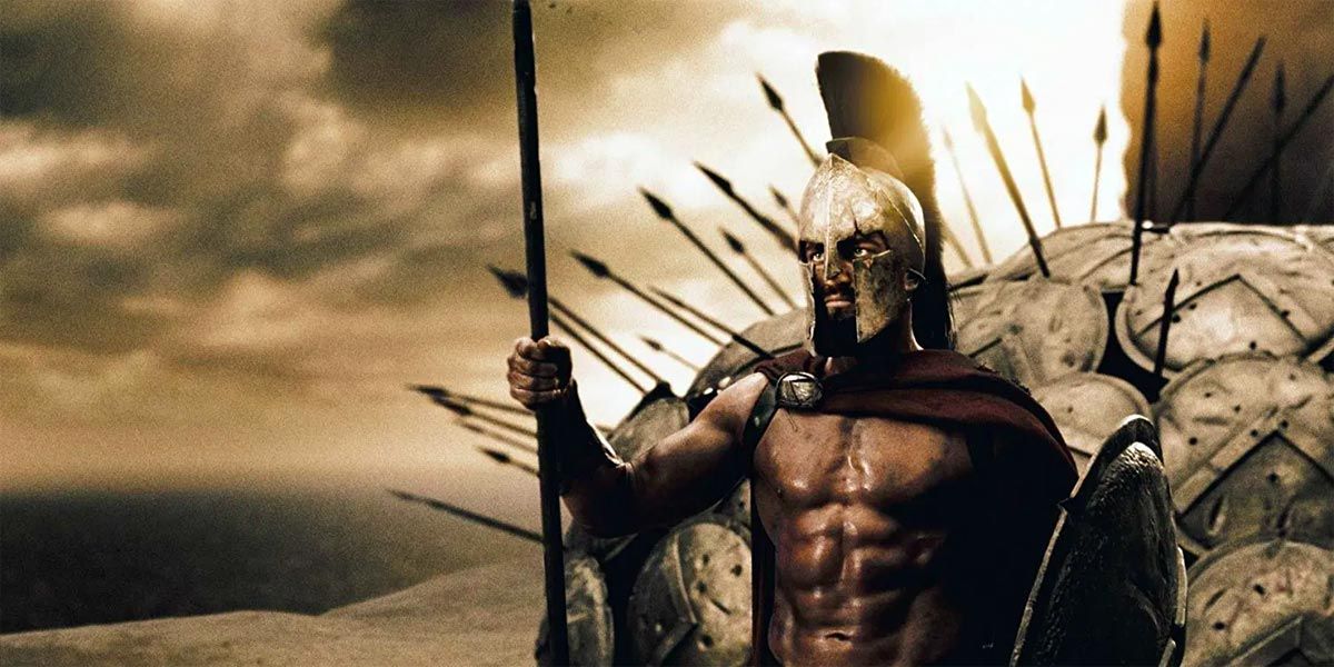 Gerard Butler as Leonidas in 300