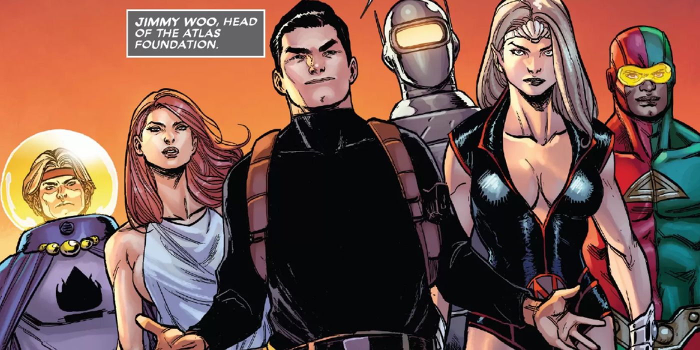 The Agents of Atlas team shot from Marvel Comics