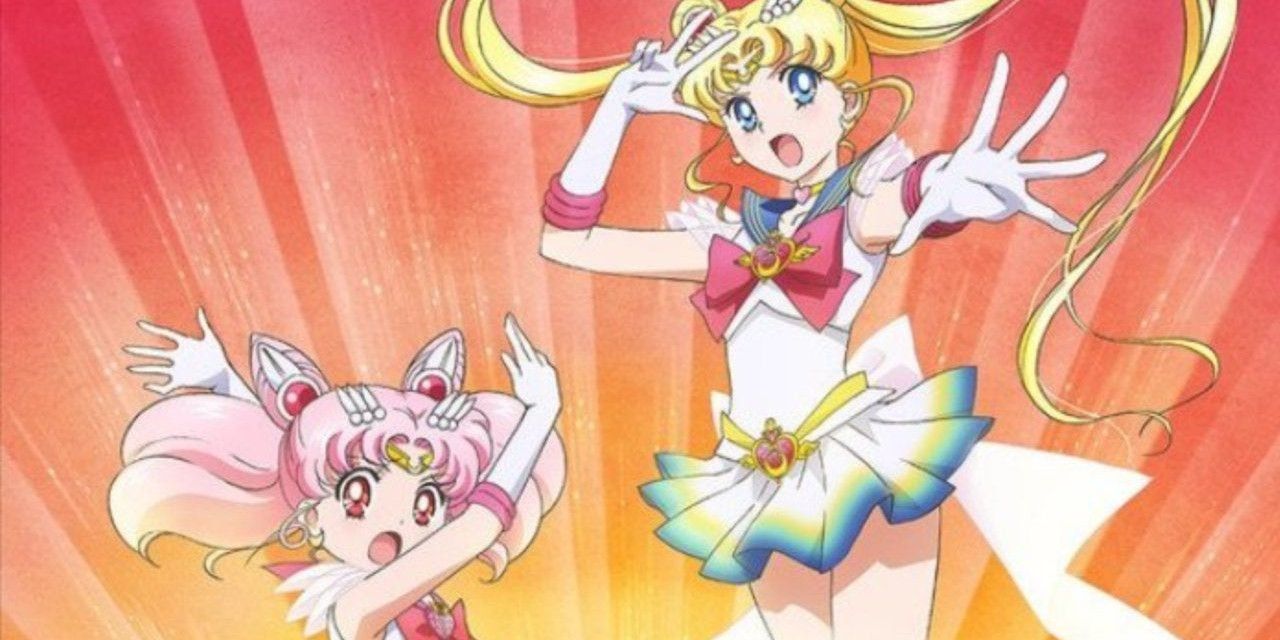 Sailor Moon and Sailor Mini Moon in Sailor Moon Eternal Movie