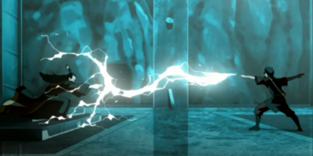 Avatar lightning bending ozai zuko