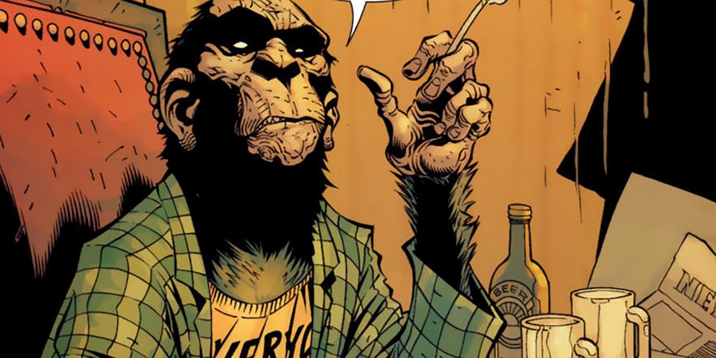 an image of Detective Chimp at Oblivion-Bar