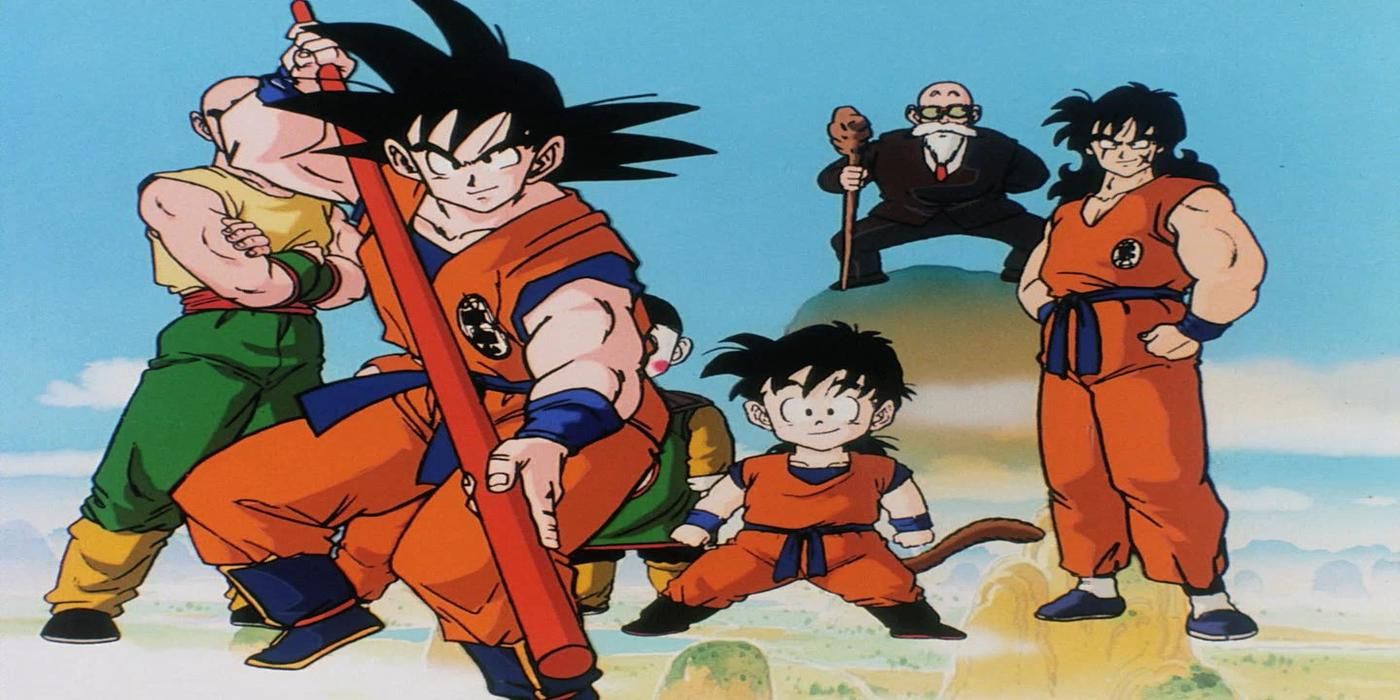 Goku and Gohan from Dragon Ball Z.