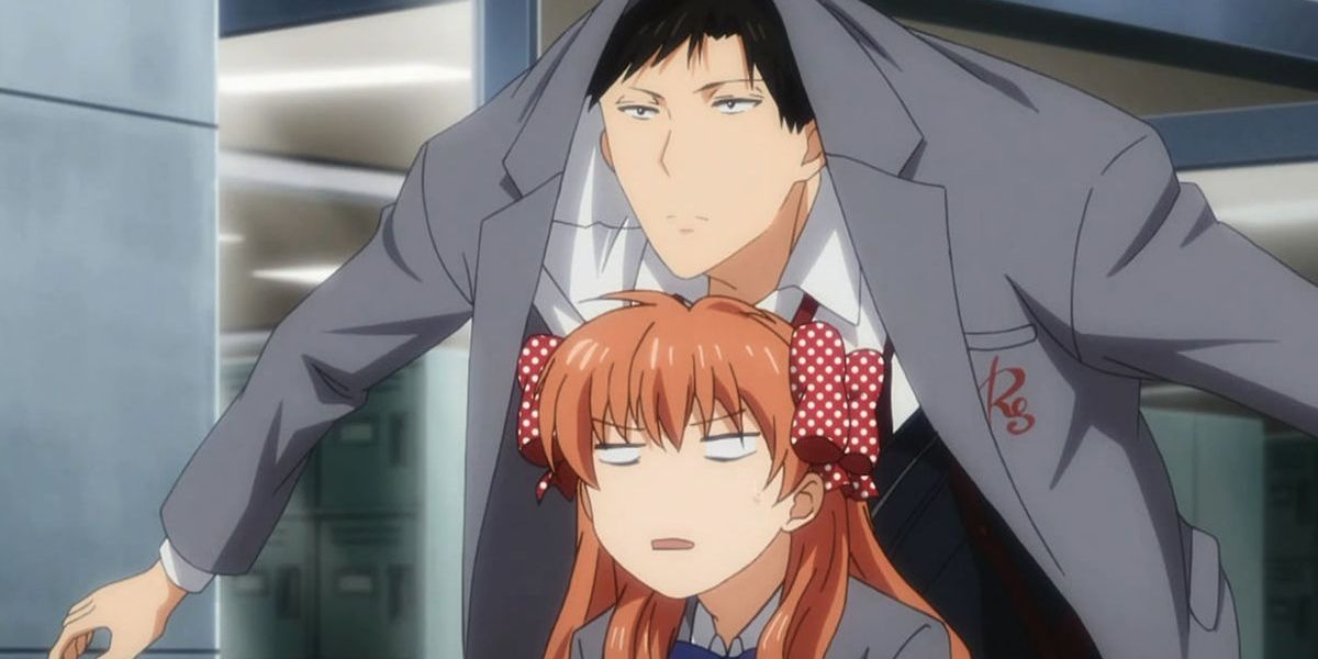 Sakura And Nozaki working in Monthly Girls' Nozaki-Kun.