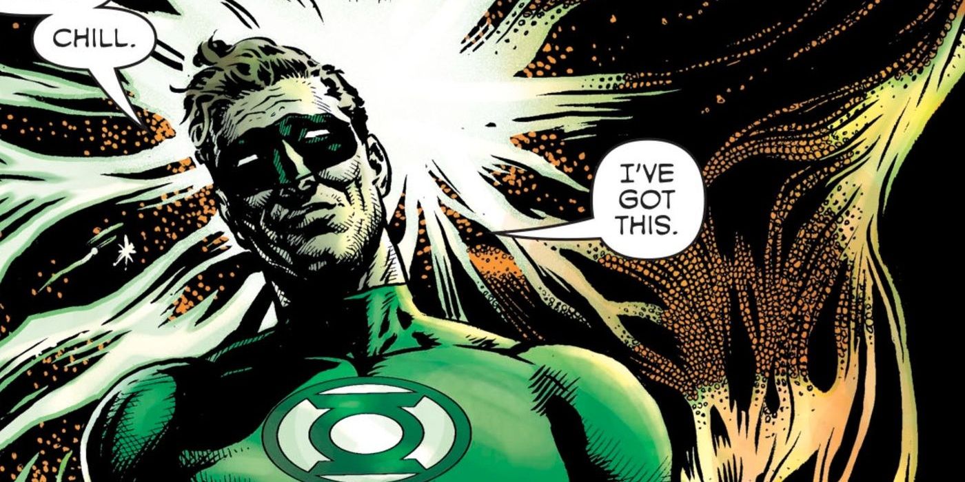 Hal Jordan survives in space in DC Comics