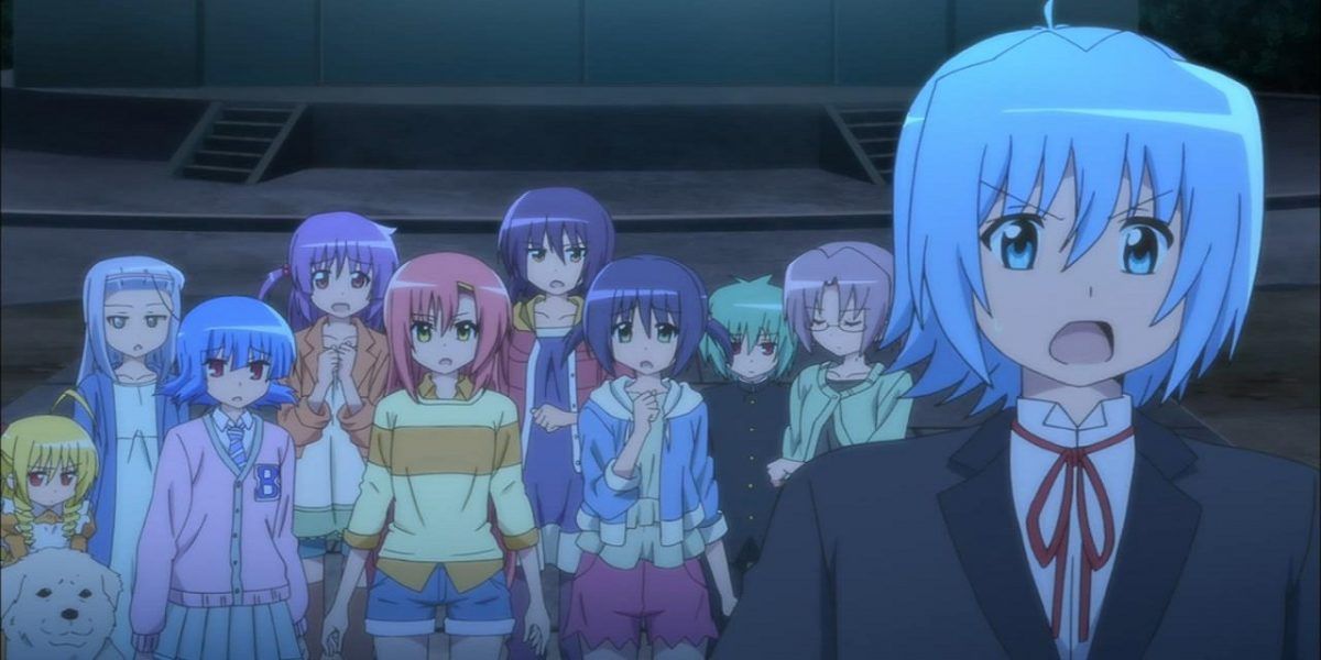 Hayate the Combat Butler characters looking concerned