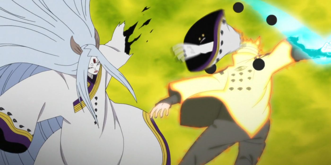 Kaguya Black Zetsu and Naruto