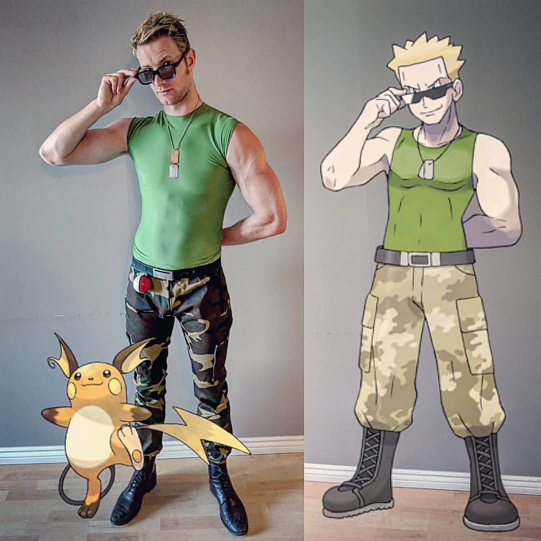 Pok mon Red Blue Gym Leader Cosplay That Look Just Like The Games