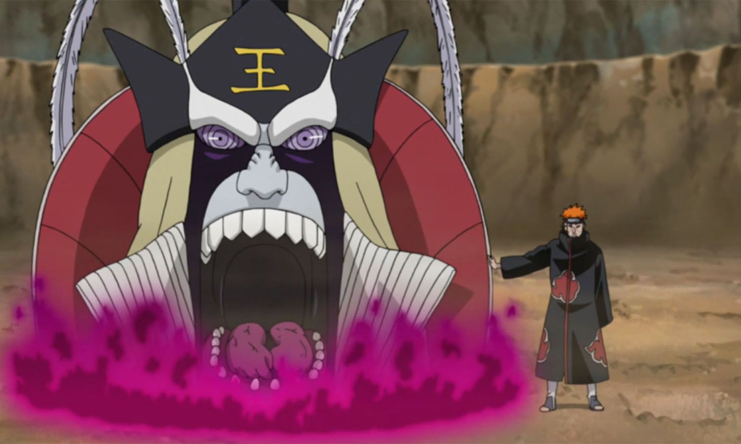 Pain and king of hell in Naruto Shippuden