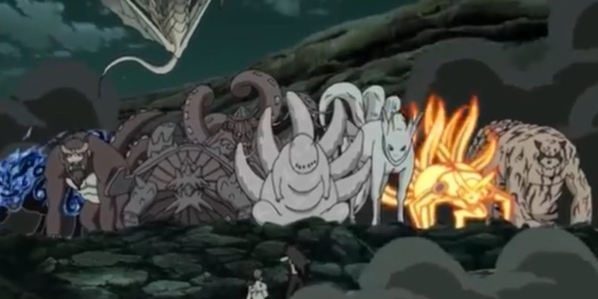 Sasuke Trapped All The Tailed Beasts