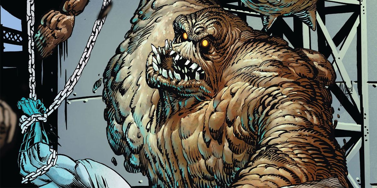 Clayface on a rampage in Batman