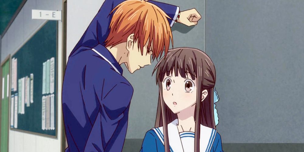 Kyo being protective over Tohru