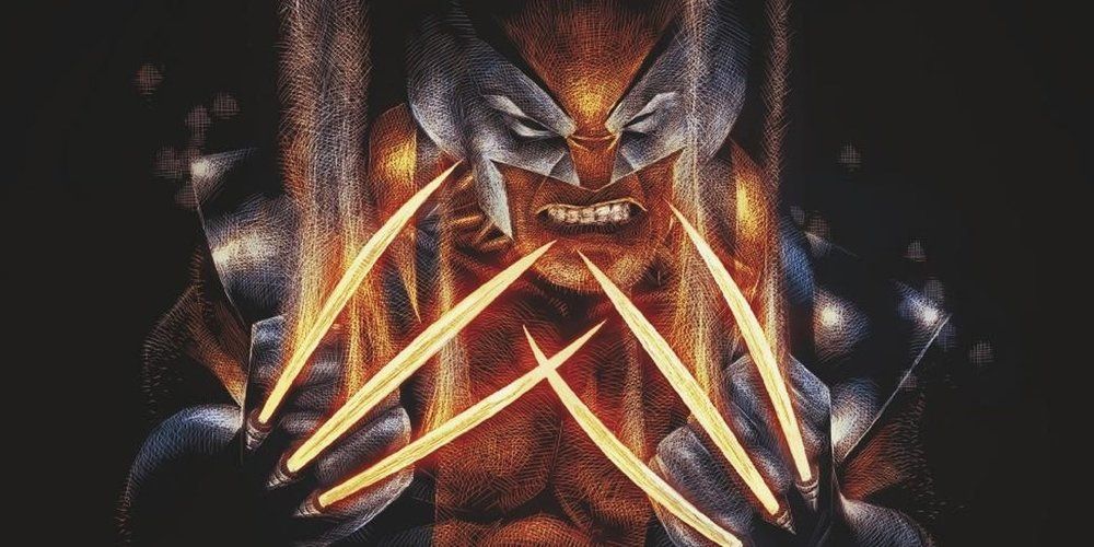 Wolverine flashing his red hot claws in Marvel Comics