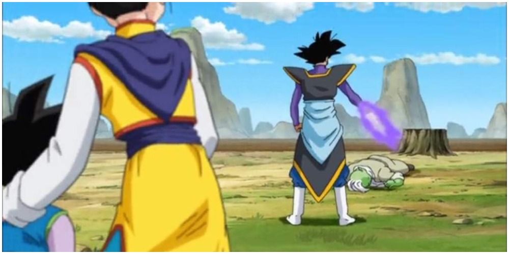Anime Zamasu Steals Goku's Body