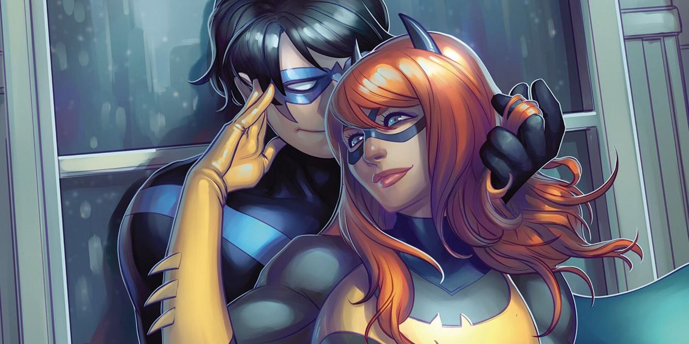 Batgirl And Nightwing Canoodle On Dc Crimes Of Passion Variant