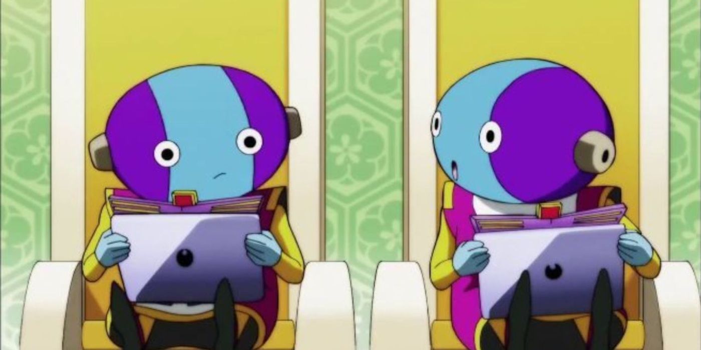 Duo of Omni-King watch Tournament of Power in anticipation in Dragon Ball Super
