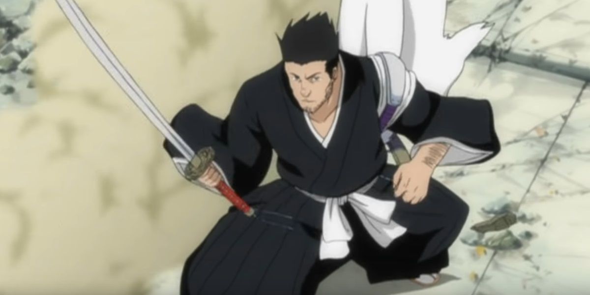 isshin kurosaki with a sword bleach