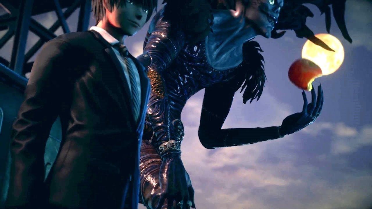 Light Yagami and Ryuk in the Jump Force video game