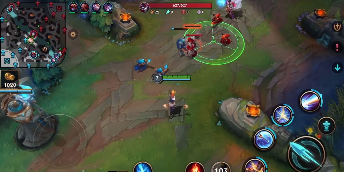 league of legends mobile gameplay