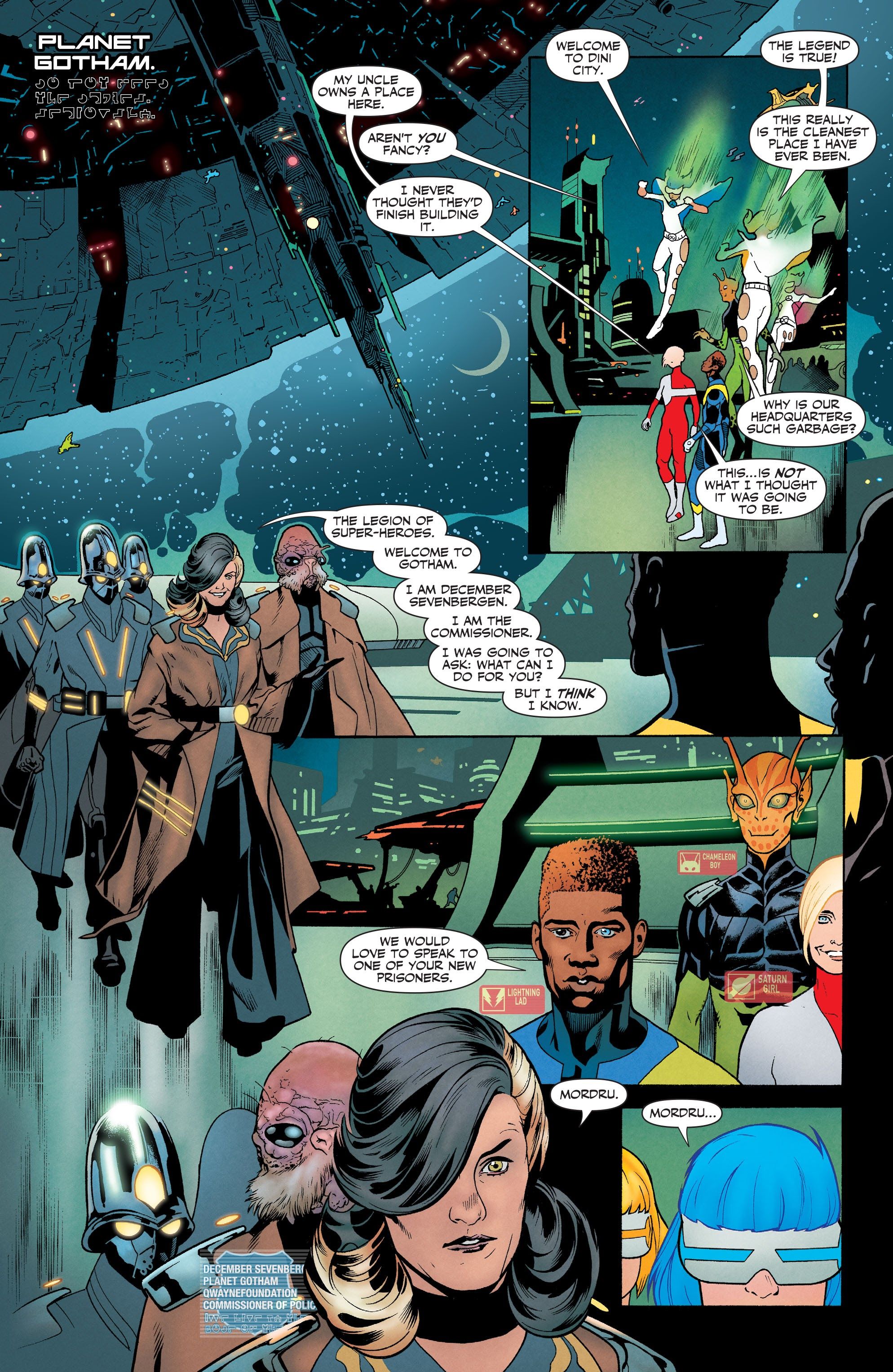 Legion of Super-Heroes: Planet Gotham Isn't What We Expected