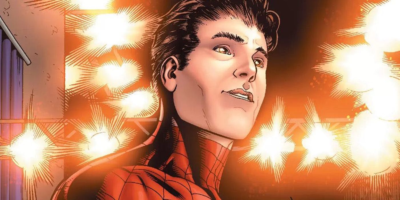 An image of Peter Parker after he publicly announced he's Spider-Man