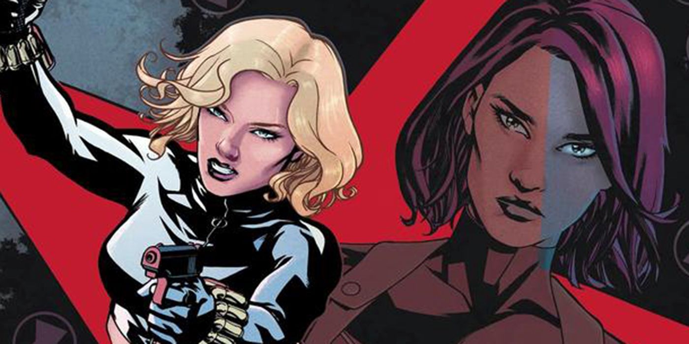 White Widow y Black Widow en la portada de Widowmakers