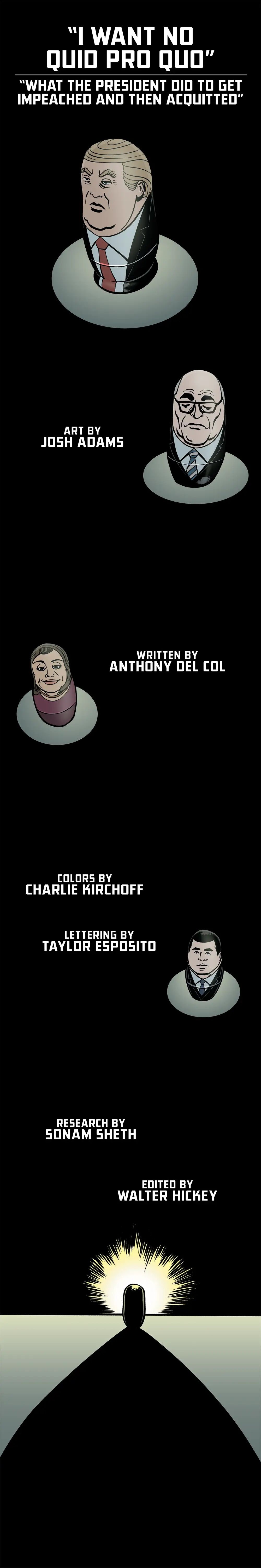 President Trump's Charges, Impeachment and Acquittal Explained in New Comic