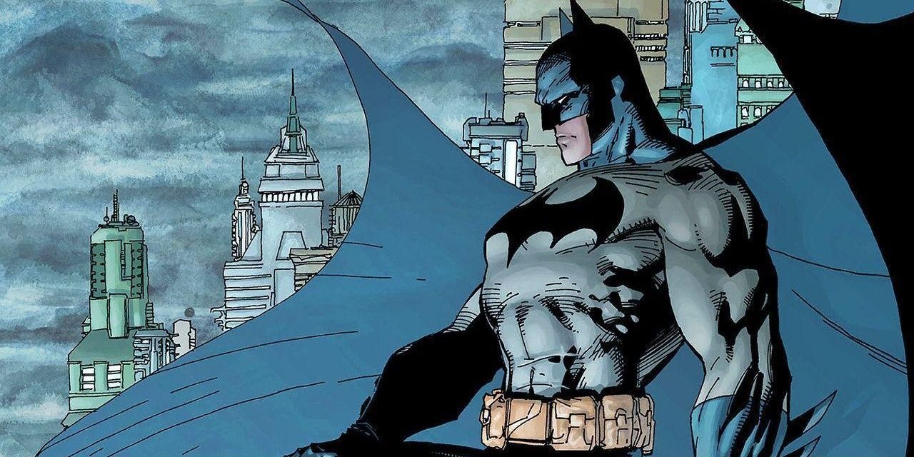 Batman watching over Gotham City