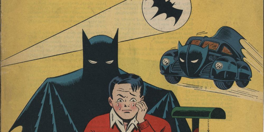Batman 47 cover retelling Batman's origin