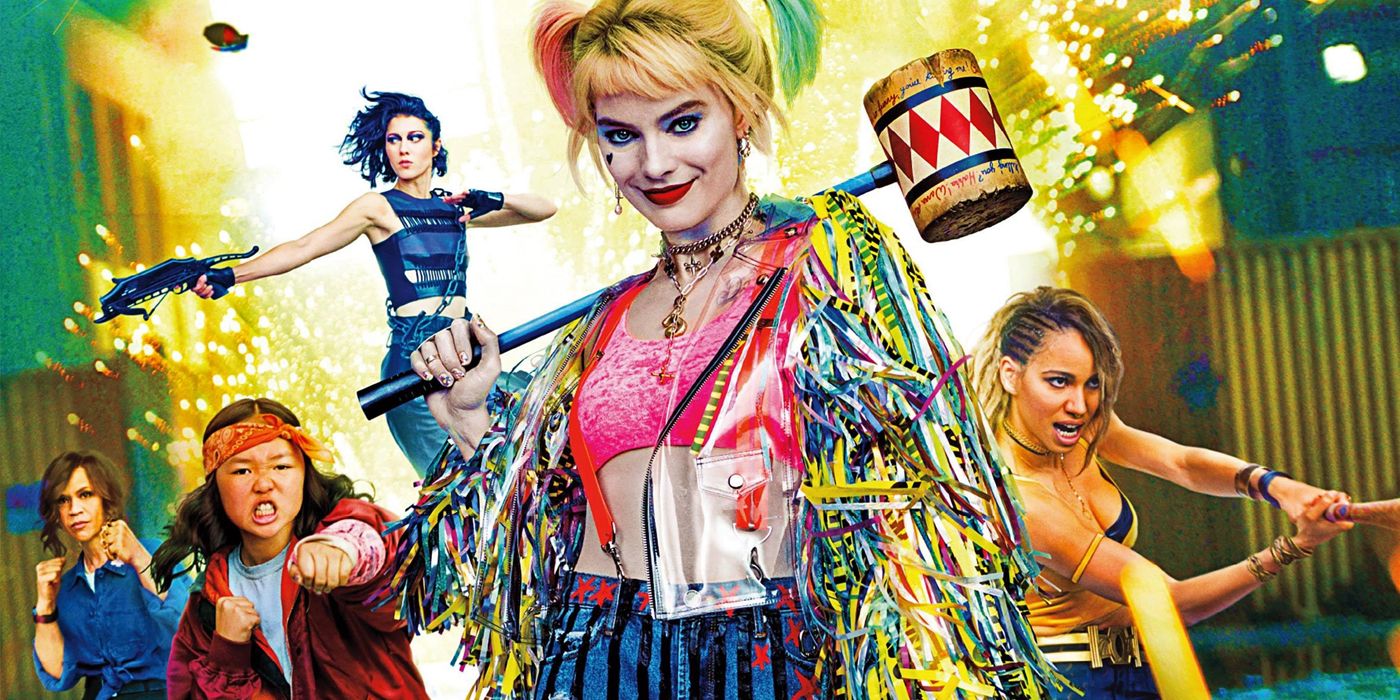 Harley Quinn and the Birds of Prey posing on the movie poster