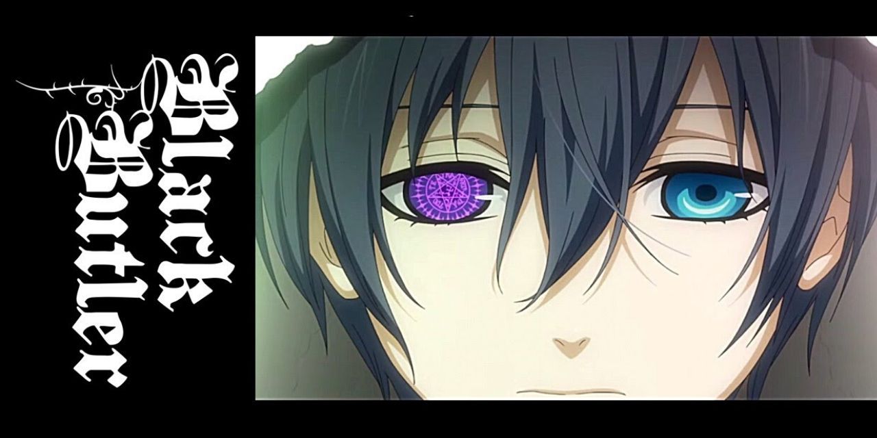 Image features a Funimation clip of Black Butler's Ciel Phantomhive