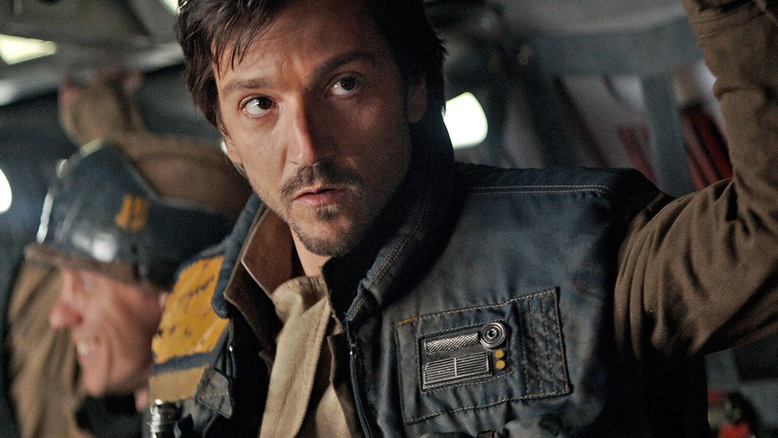 Cassian Andor on a ship in Rogue One: A Star Wars Story