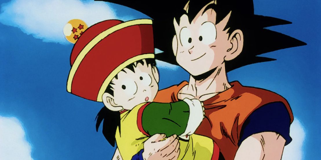 Goku and Gohan in Dragon Ball Kai.