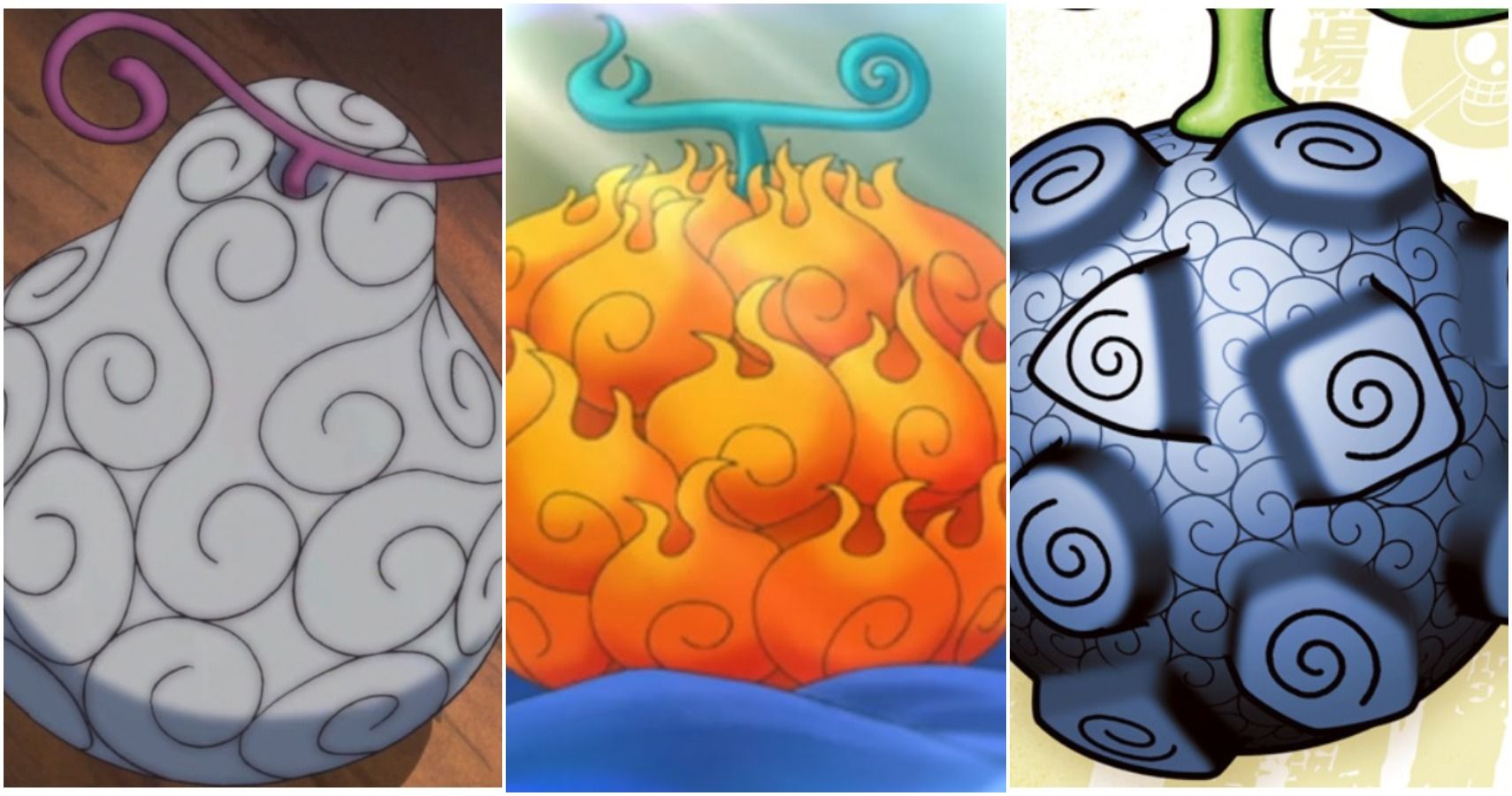 In One Piece, what are the different devil fruits and what