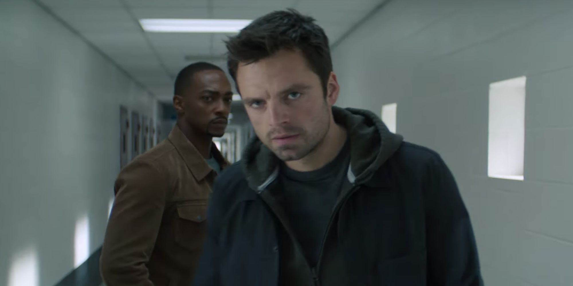 bucky and sam from the falcon and the winter soldier