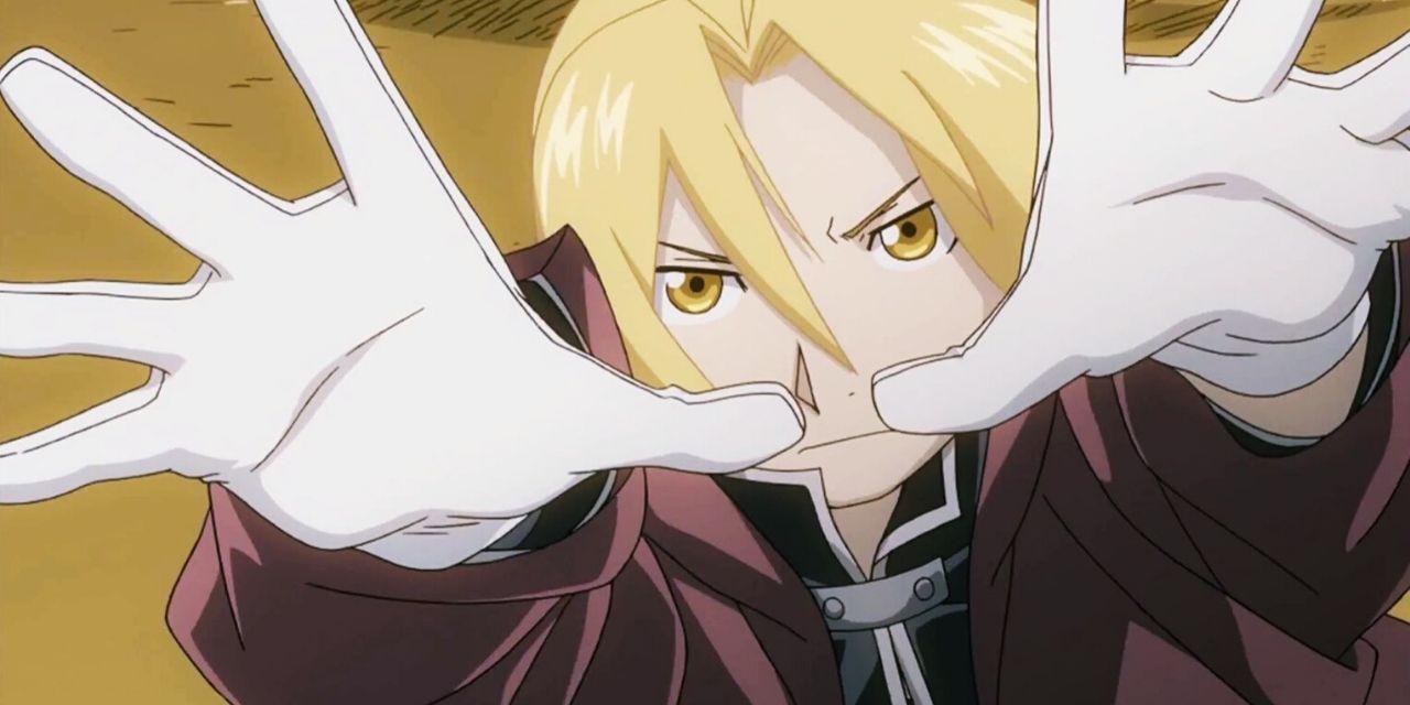 Edward Elric with hands up