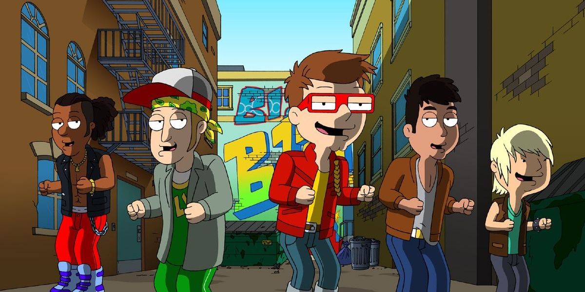Steve and some of the boys of B12 from American Dad